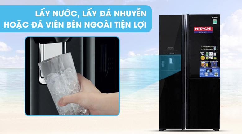 Khám phá mẫu sản phẩm đa tính năng - Tủ lạnh Hitachi R-FM800GPGV2(GBK)
