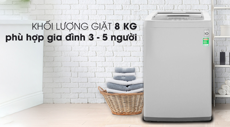 Máy giặt được thiết kế thế nào, khối lượng giặt bao nhiêu?