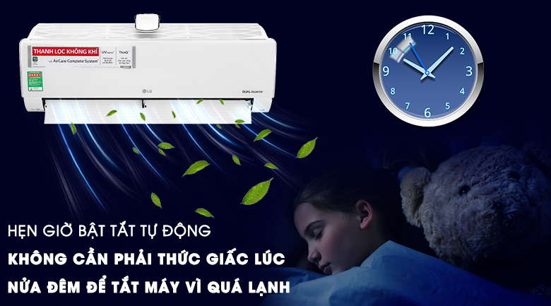 Tận hưởng không khí trong lành cùng Điều Hòa LG 9000Btu V10APFUV