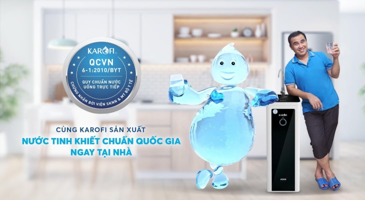 Máy lọc nước Karofi được sản xuất ở đâu, dùng có tốt không?