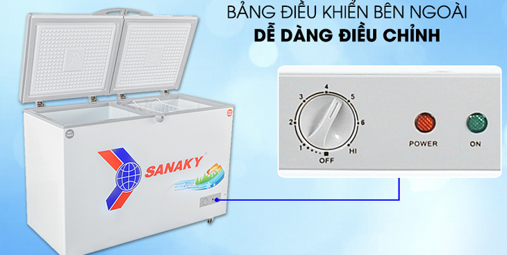 Tủ đông Sanaky có làm đá được không? Những lưu ý khi chọn mua tủ đông để làm đá