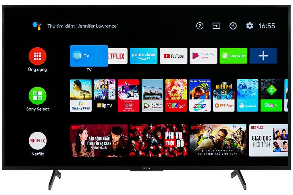 Màn hình siêu mỏng rực rỡ với đèn nền Slim Backlight Drive+ hiện đại của tivi Sony