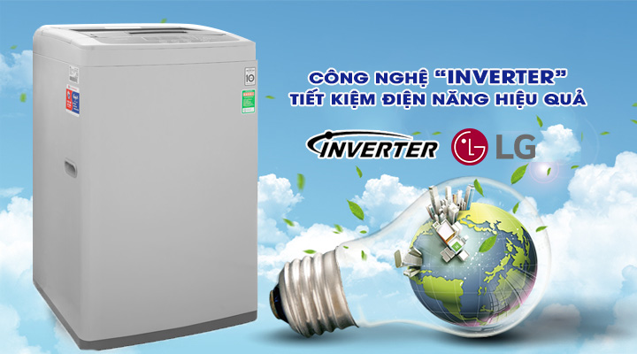 – Máy giặt inverter LG T2108VSPM2 có tiết kiệm điện nước không?