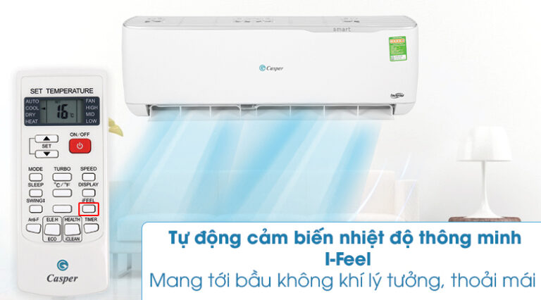 Tham khảo 3 tính năng của điều hòa Casper GH-12TL32 giúp bạn ngủ ngon hơn