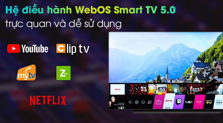 Khám phá công nghệ trên chiếc Smart Tivi trên 100 triệu Smart Tivi LG 77 Inch OLED 77CXPTA 4K UHD ThinQ AI