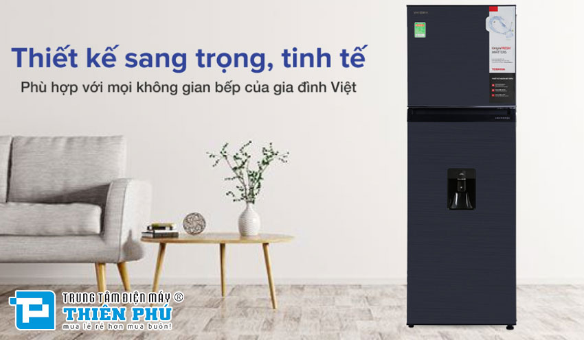 Tủ Lạnh Toshiba Inverter 2 Cánh GR-RT325WE-PMV(06)-MG 249 Lít