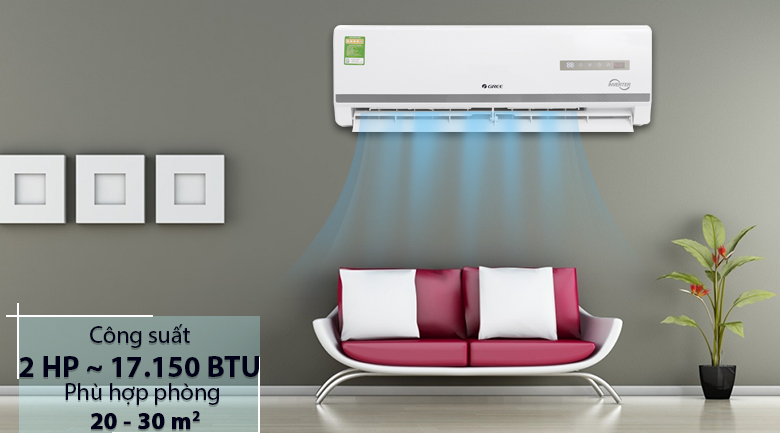 Điều hòa Gree 18000btu 1 chiều COSMO18CI thiết kế thông minh, công nghệ hiện đại