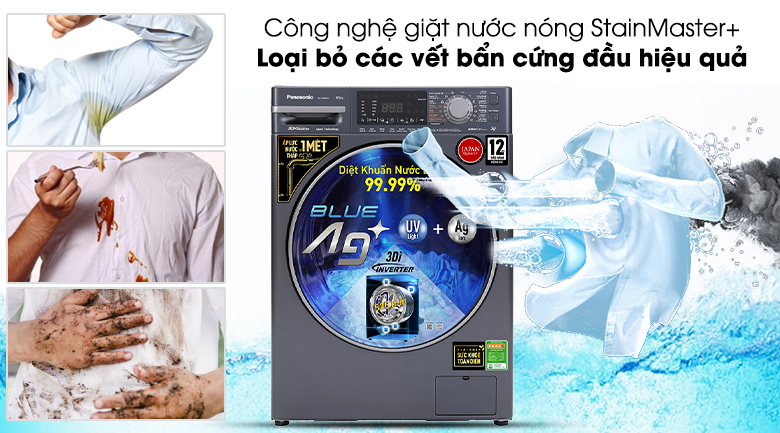 Những công nghệ nổi bật trên chiếc máy giặt Panasonic NA-V105FX2BV 