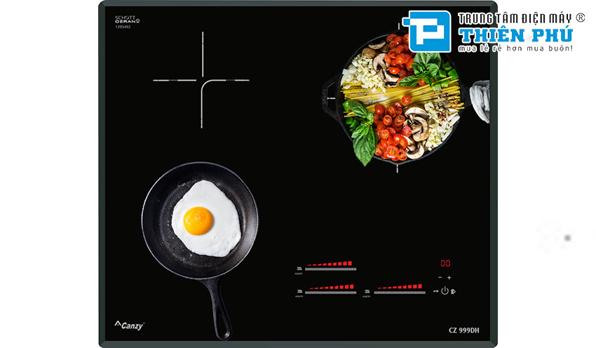 Bếp Từ Canzy CZ 999DH 3 Vùng Nấu