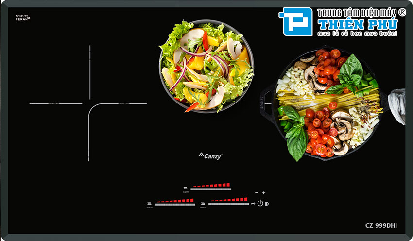 Bếp Từ Canzy CZ 999DHI 3 Vùng Nấu