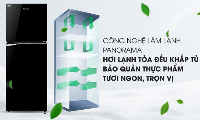 Tủ Lạnh Panasonic 2 Cánh Inverter NR-BL340GKVN 306 Lít