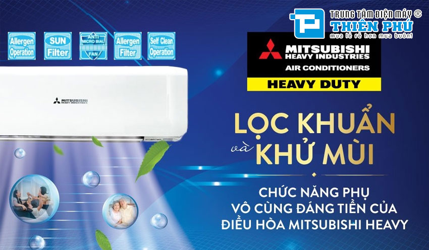 Lọc không khí - Chức năng phụ nhưng đáng tiền của điều hòa Mitsubishi SRK18YXS-W5