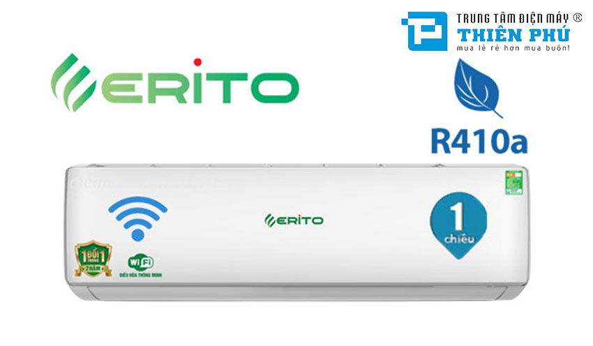 Điều Hòa Erito Wifi ETI-N20CS1/ETO-N20CS1 1 Chiều 18000Btu