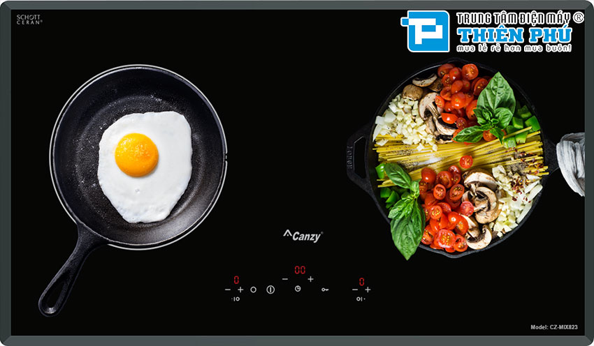Bếp Điện Từ Đôi Canzy CZ MIX823