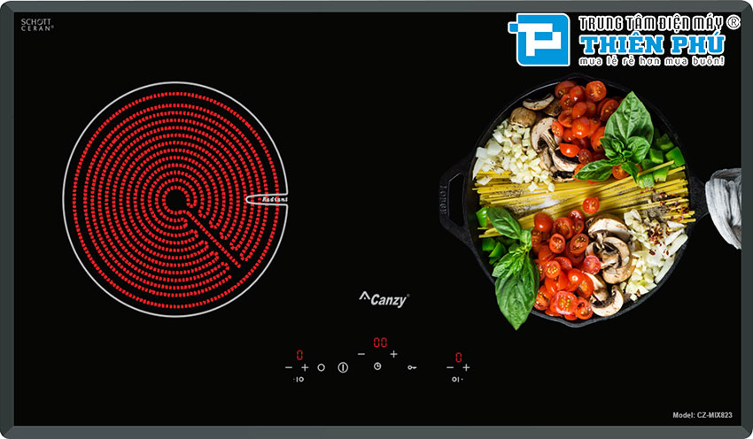 Bếp Điện Từ Đôi Canzy CZ MIX823