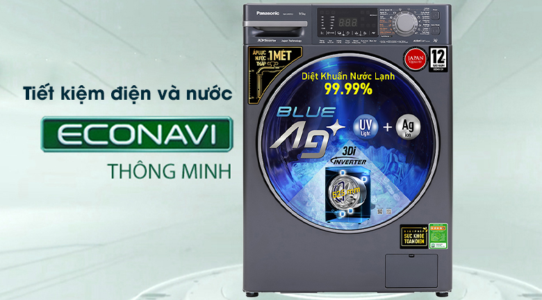 Sử dụng máy giặt Panasonic có tốn điện năng không ?