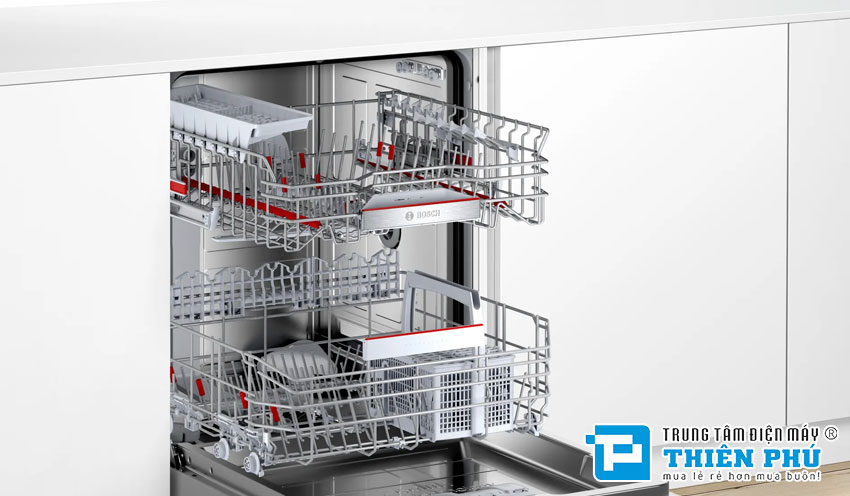 Máy Rửa Bát Bosch SBV6ZBX01D 13 Bộ Serie 6