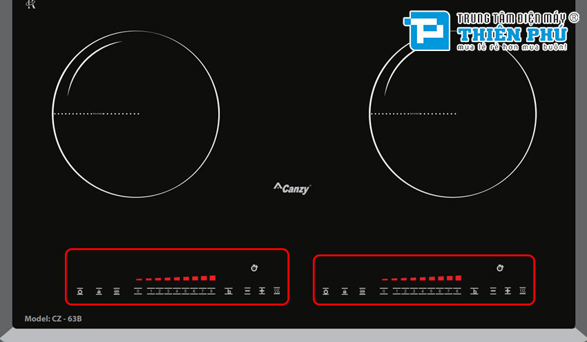 Bếp Từ Đôi Canzy CZ 63B