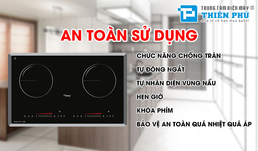 Bếp Từ Đôi Canzy CZ 63B