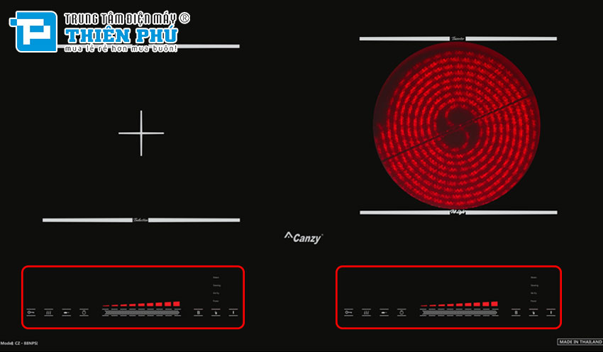 Bếp Điện Từ Đôi Canzy CZ 88NPSH