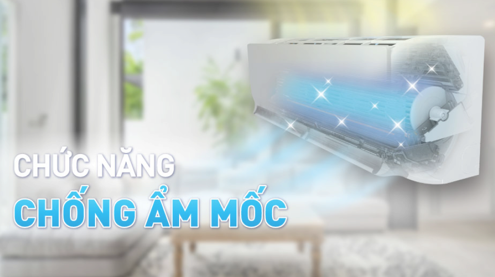 Khám phá chức năng chống ẩm mốc trên điều hòa