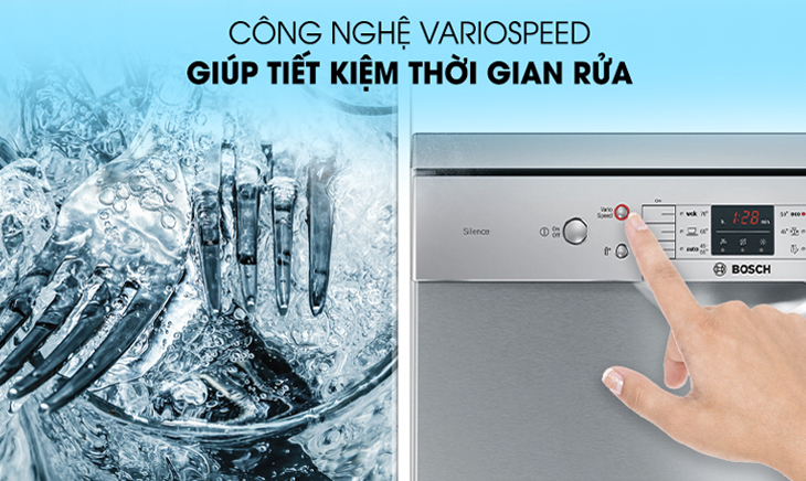 Tiết kiệm đến 75% thời gian rửa với SpeedPerfect Plus
