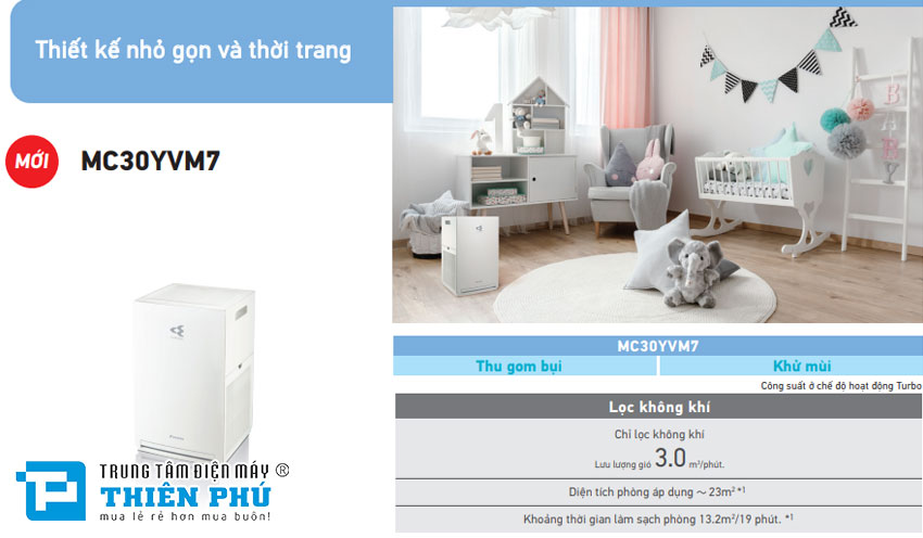 Máy Lọc Không Khí Daikin MC30YVM7