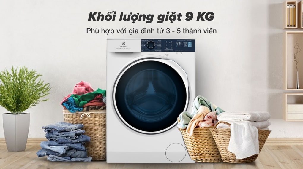 máy giặt  Electrolux inverter EWF9024P5WB 9kg