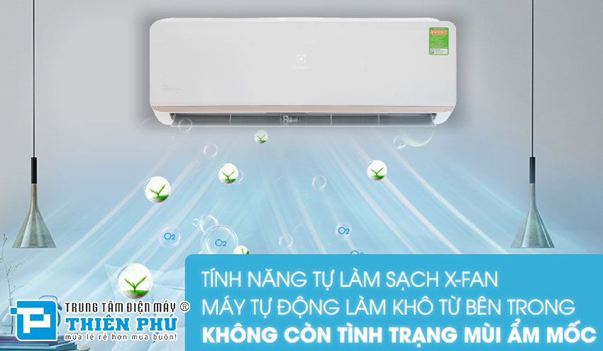 Điều Hòa Electrolux 9000Btu 1 Chiều Inverter ESV09CRR-C6 Gas R32