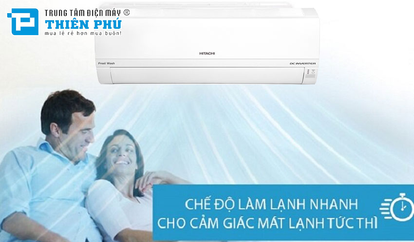 Điều Hòa Hitachi 9000BTU 1 Chiều Inverter RAS-XJ10CKV/RAC-XJ10CKV