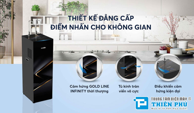 Máy lọc nước Karofi KAD-N89 10 lõi kiểm soát nguồn nước an toàn cho người dùng