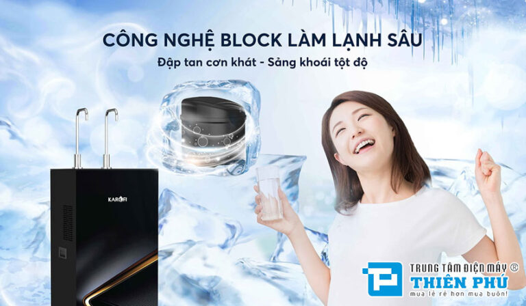 Máy lọc nước Karofi KAD-N89 10 lõi kiểm soát nguồn nước an toàn cho người dùng