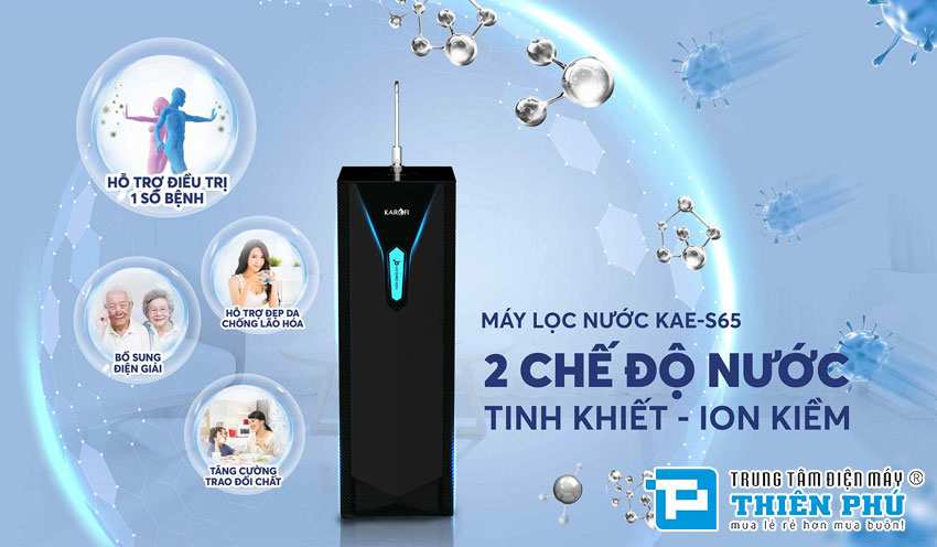 Máy Lọc Nước Karofi Ion Kiềm KAE-S65 11 Lõi