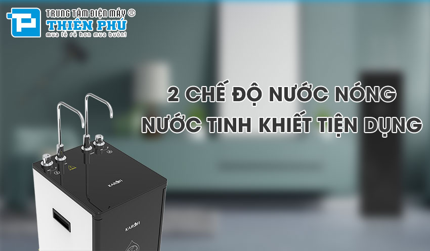 Máy Lọc Nước Nóng Lạnh Karofi KAH-D10 10 Lõi