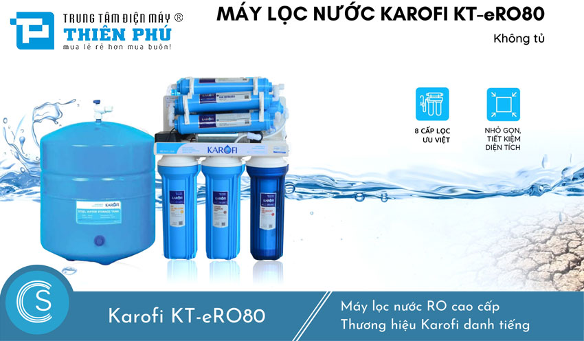 Máy Lọc Nước Karofi KT-ERO80 8 Lõi