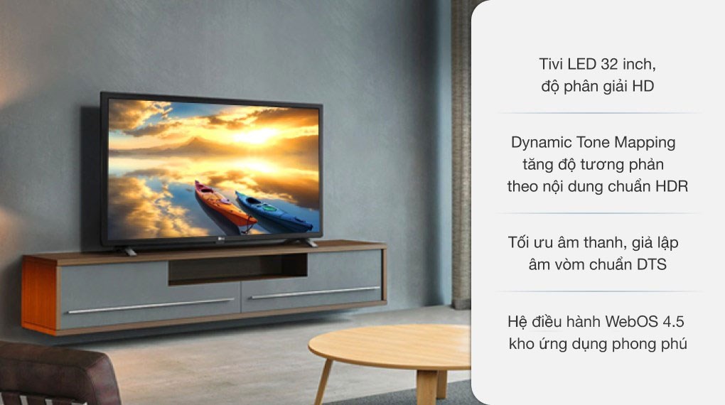Có nên mua chiếc tivi giá rẻ Smart Tivi LG 32 Inch 32LM636BPTB HD Ready ThinQ AI