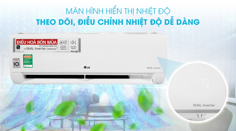 Chiếc điều hòa LG B10END Gas R410a này có ưu điểm gì?