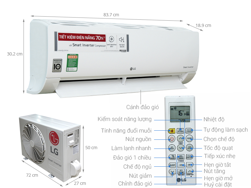 Tại sao điều hòa LG lại được lựa chọn nhiều nhất năm 2022? Chất lượng có tốt không?