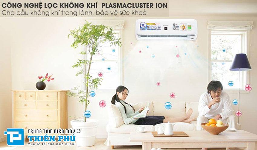 Điều Hòa Sharp 12000Btu 1 Chiều Inverter AH-XP13UHW