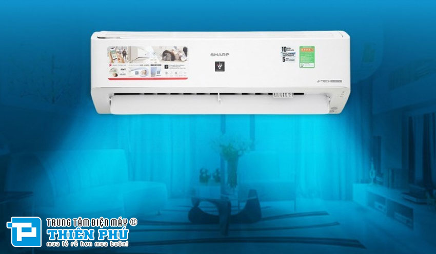 Điều Hòa Sharp 9000Btu 1 Chiều Inverter AH-XP10YMW