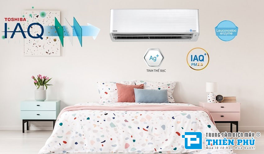 Điều Hòa Toshiba 12900Btu 1 Chiều Inverter RAS-H13N4KCVPG-V Gas R32