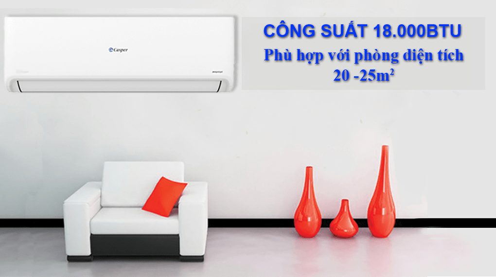 Ưu, nhược điểm của điều hòa Casper 1 chiều 18000btu TC-18IS36 là gì?