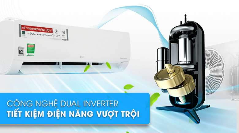 5 Ưu điểm nổi bật trên điều hòa LG Inverter V24ENF