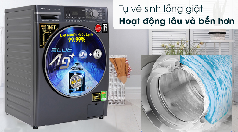 Những công nghệ nổi bật trên chiếc máy giặt Panasonic NA-V105FX2BV 