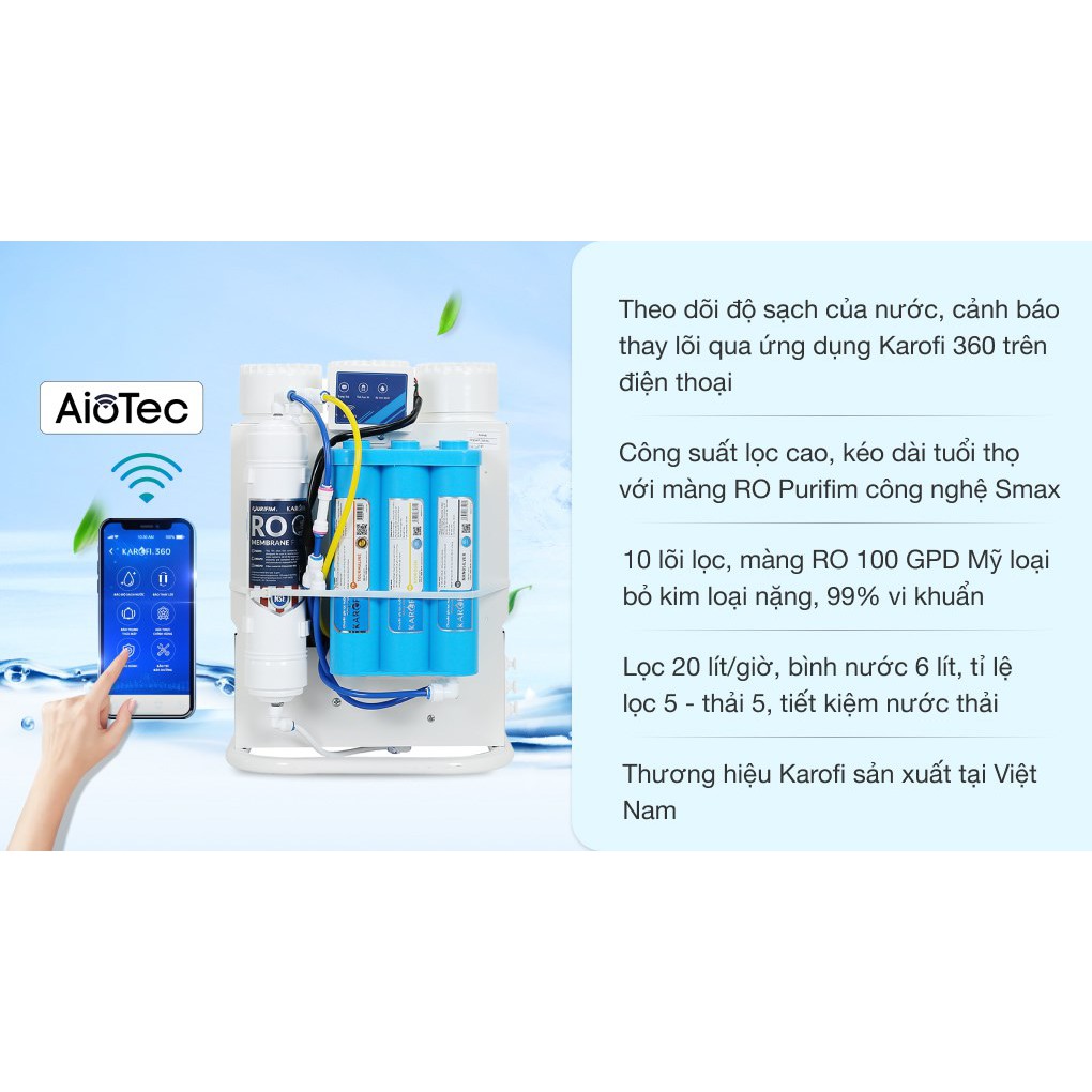 Nên chọn mua máy lọc nước Kangaroo KG100HU hay máy lọc nước Karofi KAQ-U95