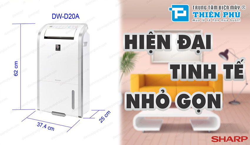 Máy Hút Ẩm Sharp DW-D20A-W