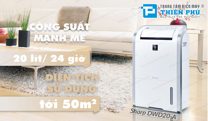 Máy Hút Ẩm Sharp DW-D20A-W