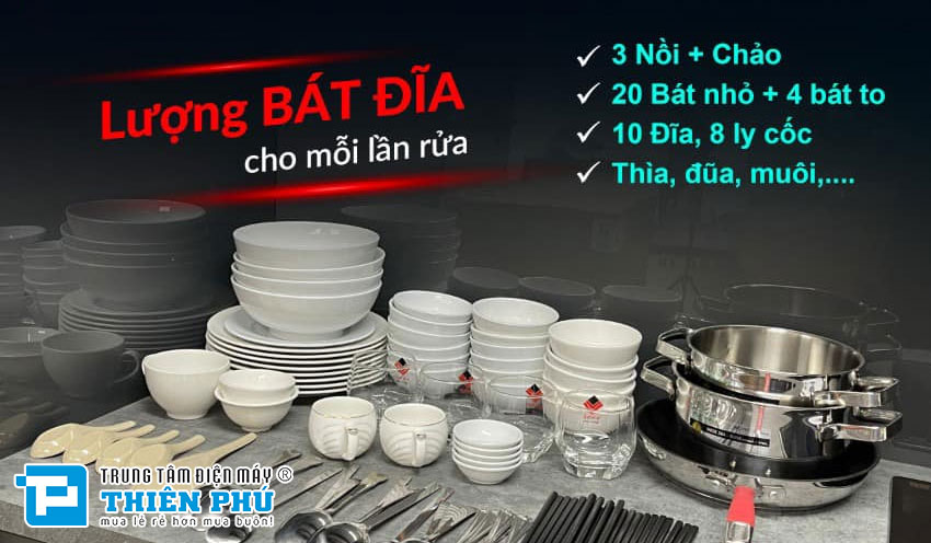 Máy Rửa Bát Eurosun SMS81EU19EB 15 Bộ