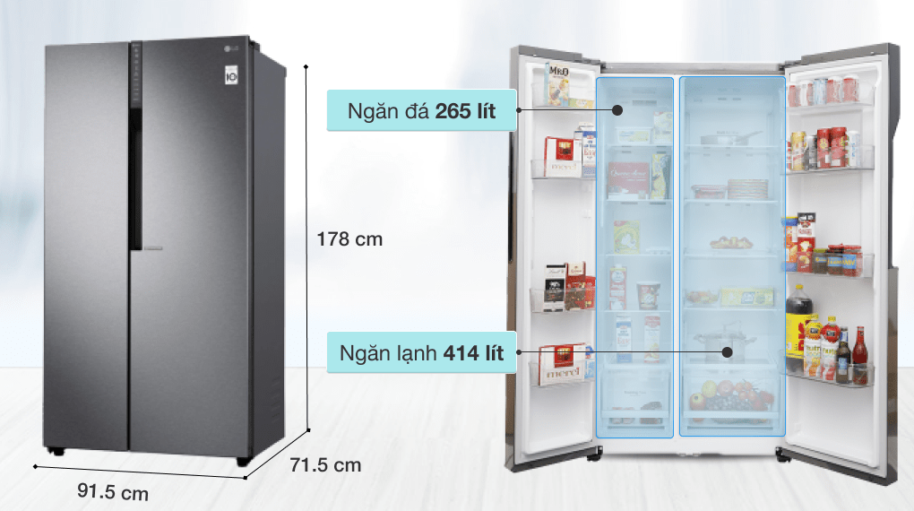 Tủ lạnh LG GR-B247JDS - Sự lựa chọn hoàn hảo đối với mọi gia đình