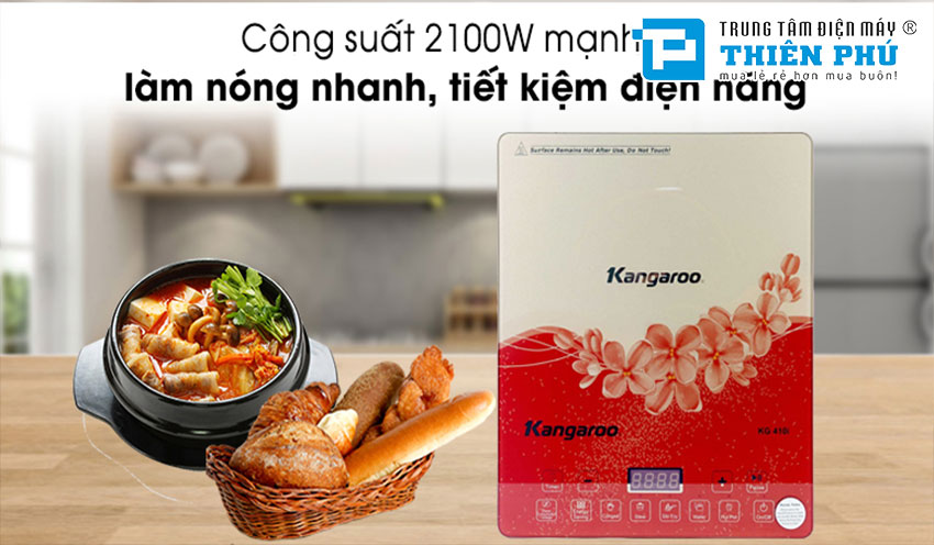 Bếp Từ Đơn Kangaroo KG410i siêu mỏng 2100W